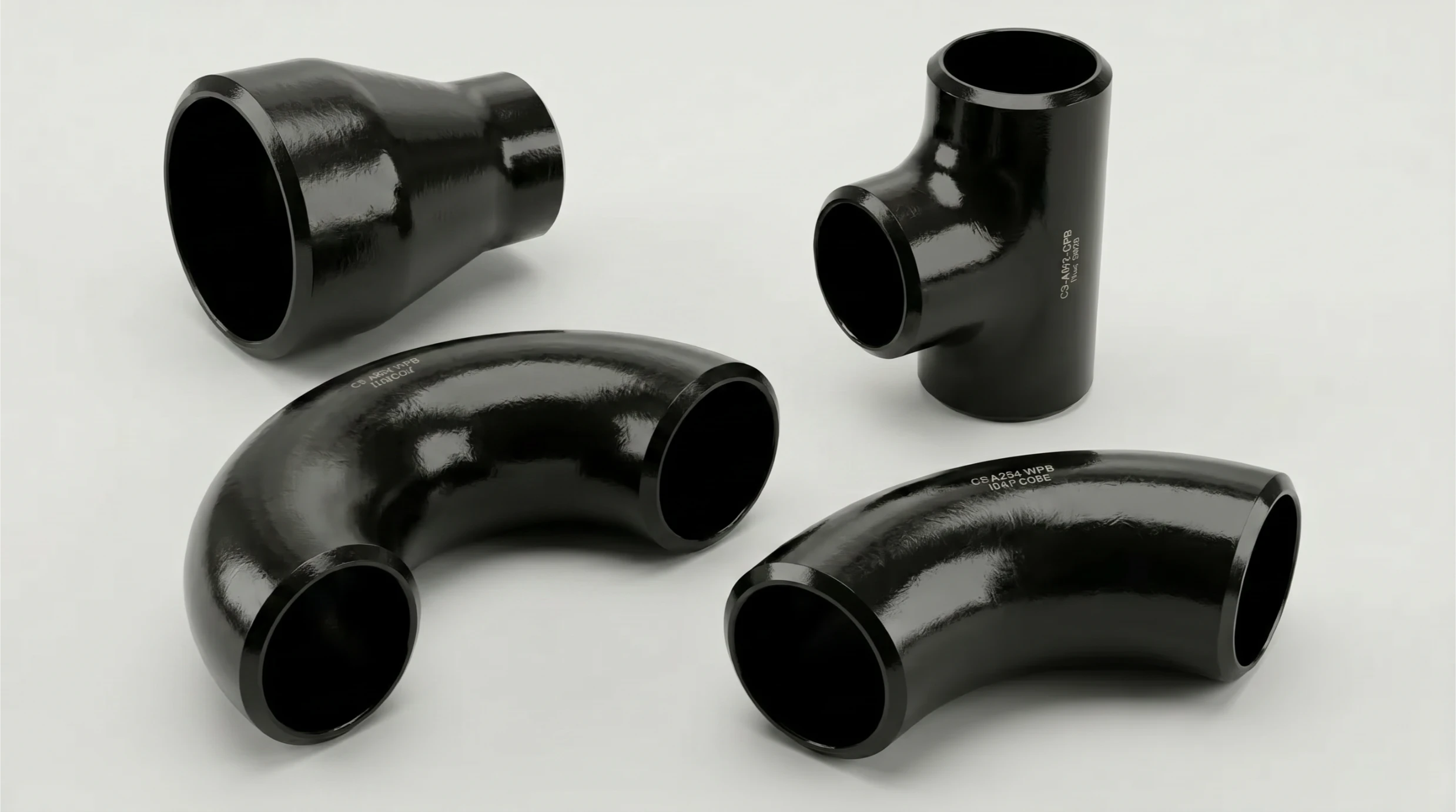 Carbon steel buttweld fittings supplier in India - seamless and welded